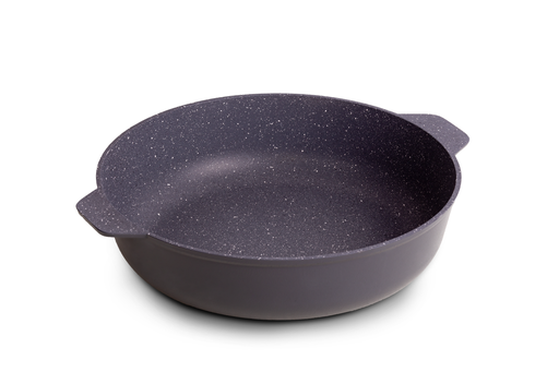 [AD41320] Frying pan with two aluminum handles without lid, d. 320mm