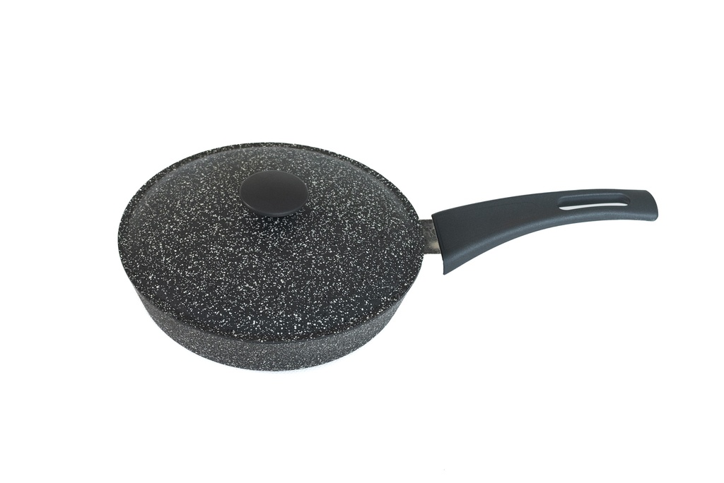 Сковорода з алюмінієвою кришкою, d. 220 мм