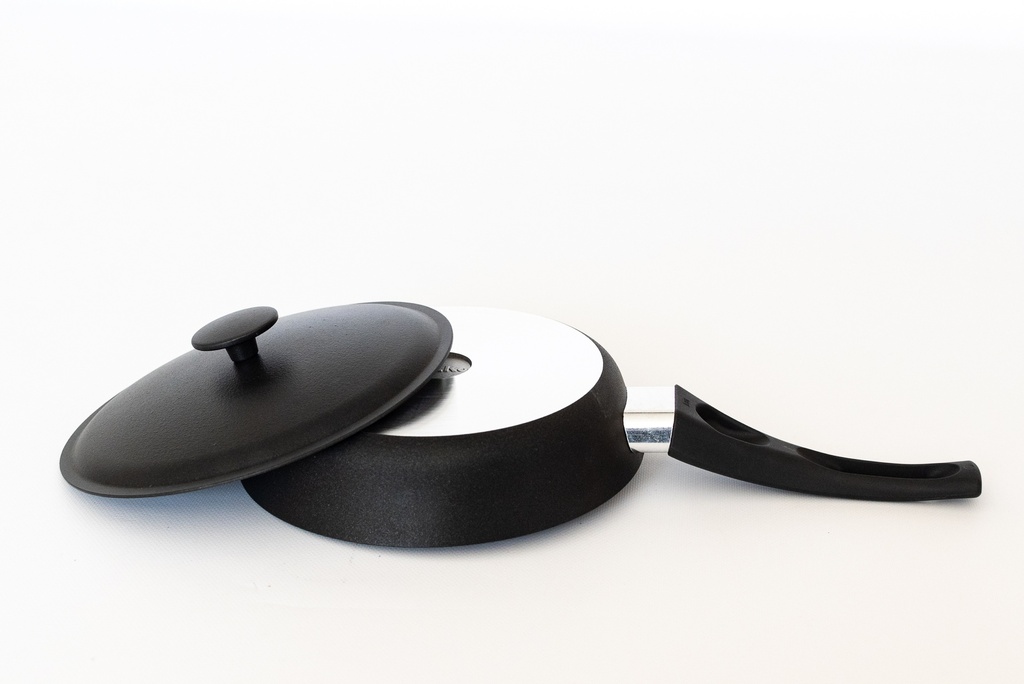 Сковорода з алюмінієвою кришкою, d. 220 мм