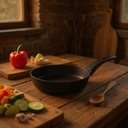 Сковорода з алюмінієвою кришкою, d. 220 мм