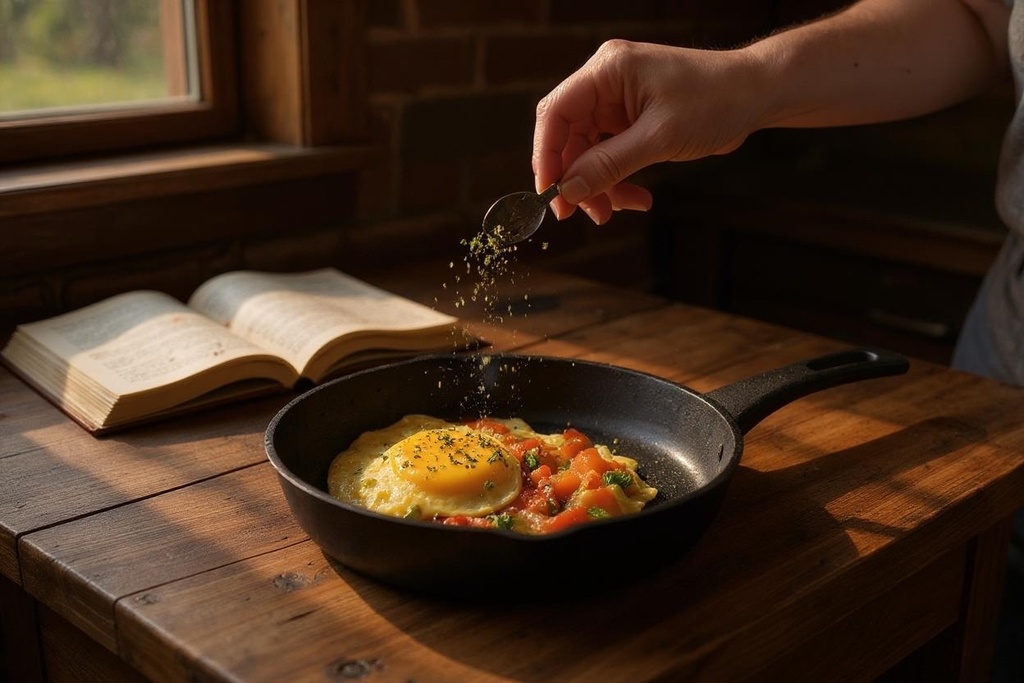 Сковорода з алюмінієвою кришкою, d. 220 мм