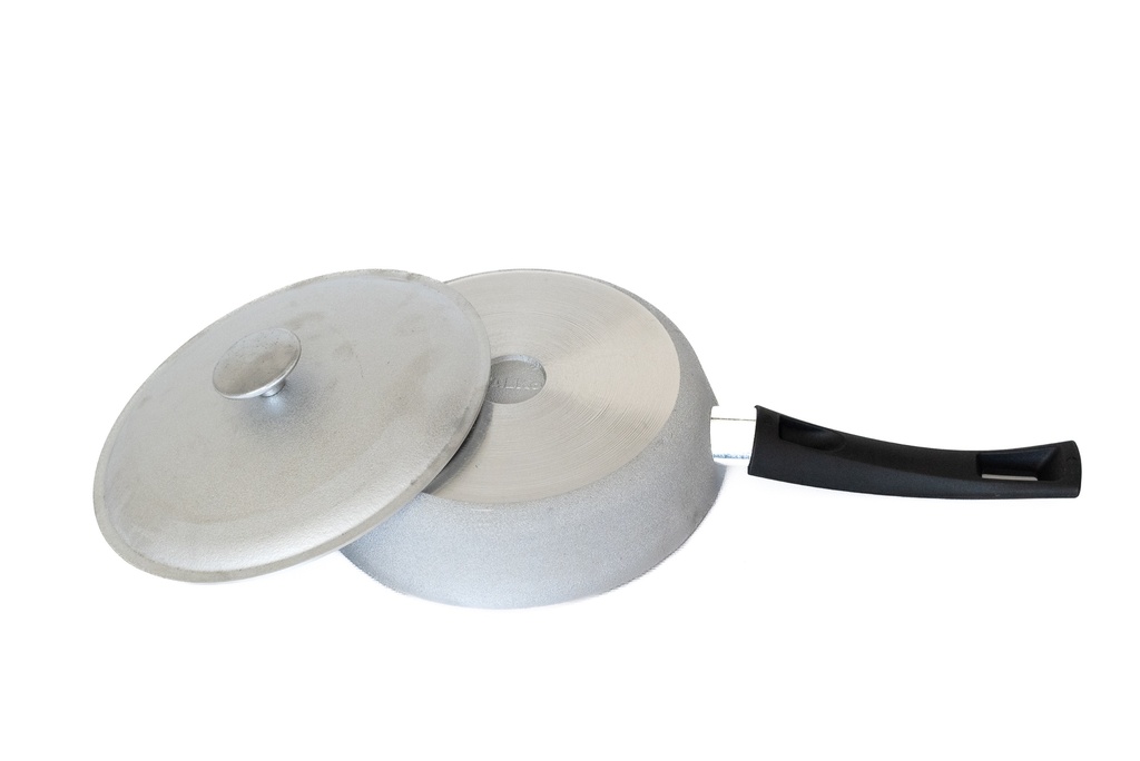 Сковорода для відкритого вогню опт з алюмінієвою кришкою, d. 240 мм