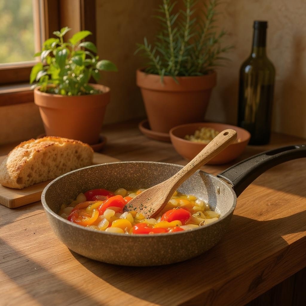 Сковорода з алюмінієвою кришкою, d. 260 мм