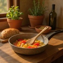 Сковорода з алюмінієвою кришкою, d. 260 мм