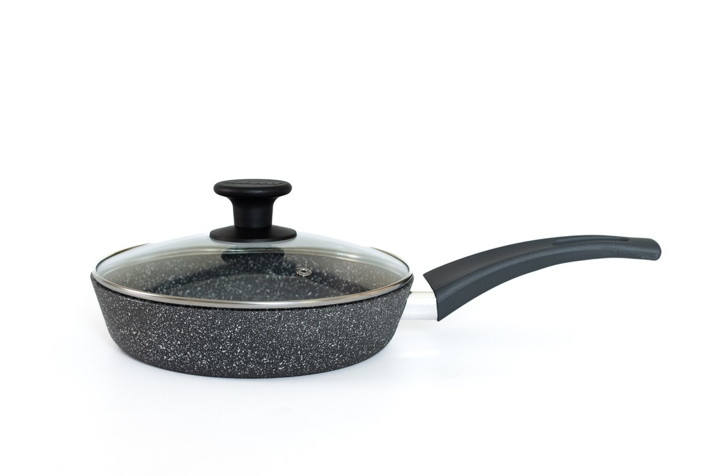 Сковорода глибока гурт зі скл. кришкою, d. 260 мм