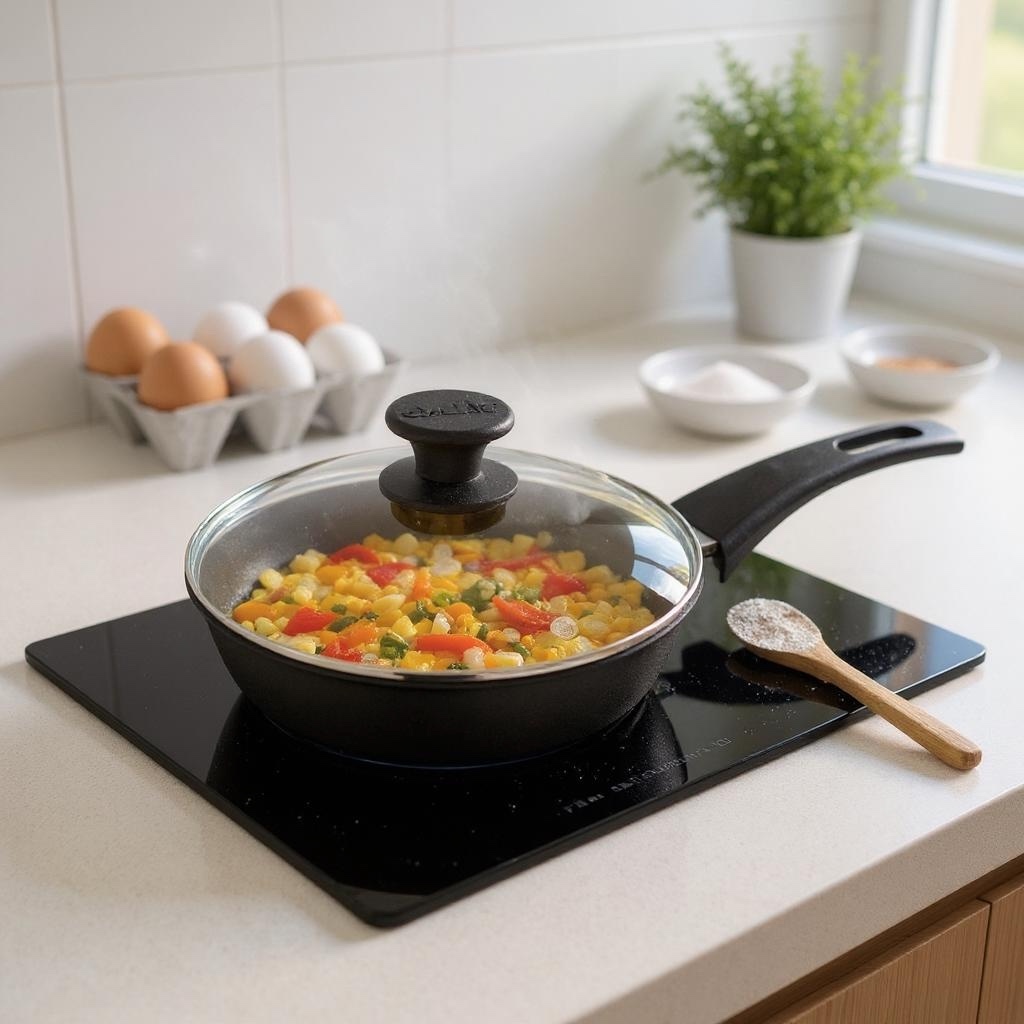 Сковорода зі скл.кришкою, d. 240 мм