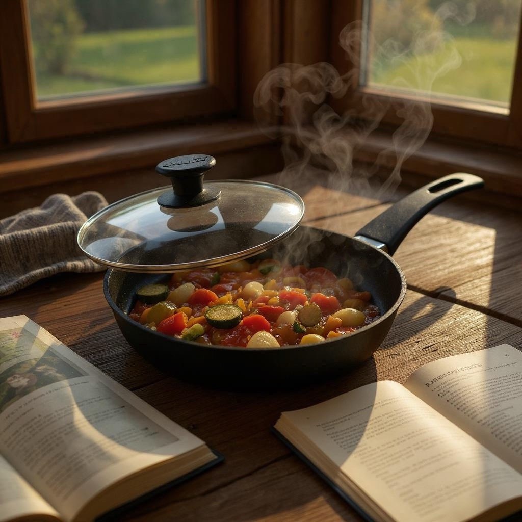 Сковорода зі скл.кришкою, d. 240 мм