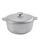 Казан з алюмінієвою кришкою, об'єм 4л