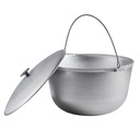 Aluminum cauldron Tourist 5 L with lid and shackle