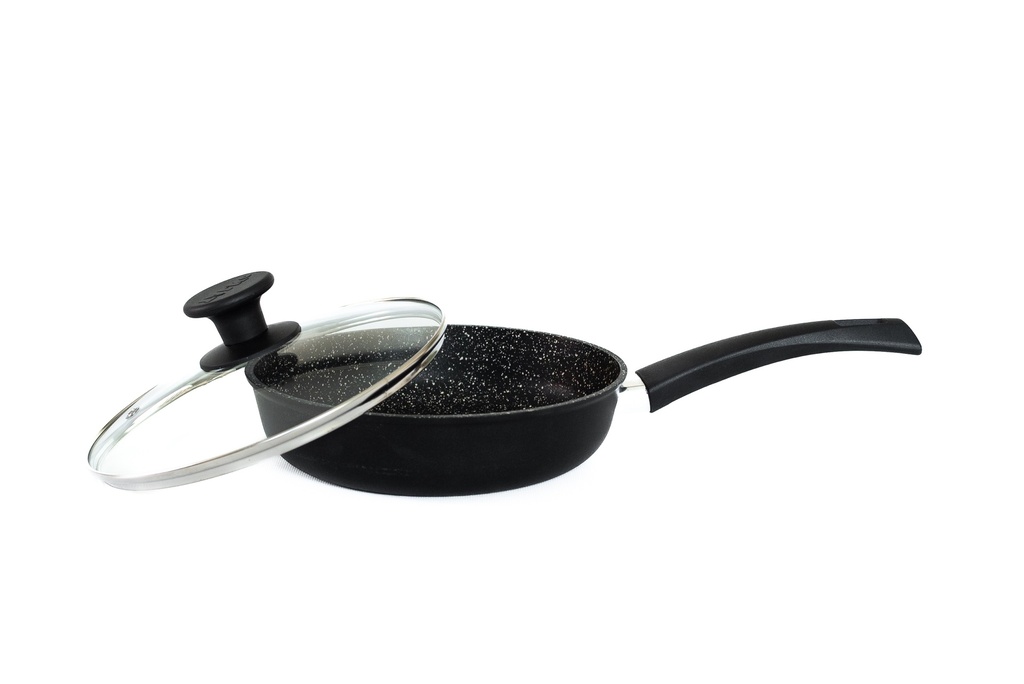 Сковорода зі скл. кришкою, d. 220 мм