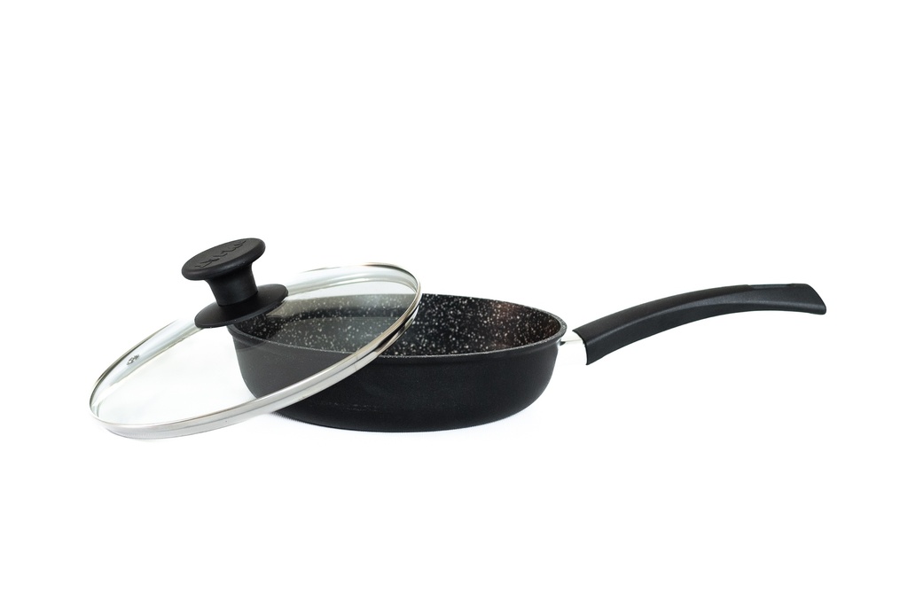 Frying pan with a glass lidd. 240 mm