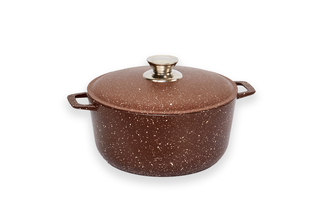 Dutch oven with aluminum lid, volume 3 liters