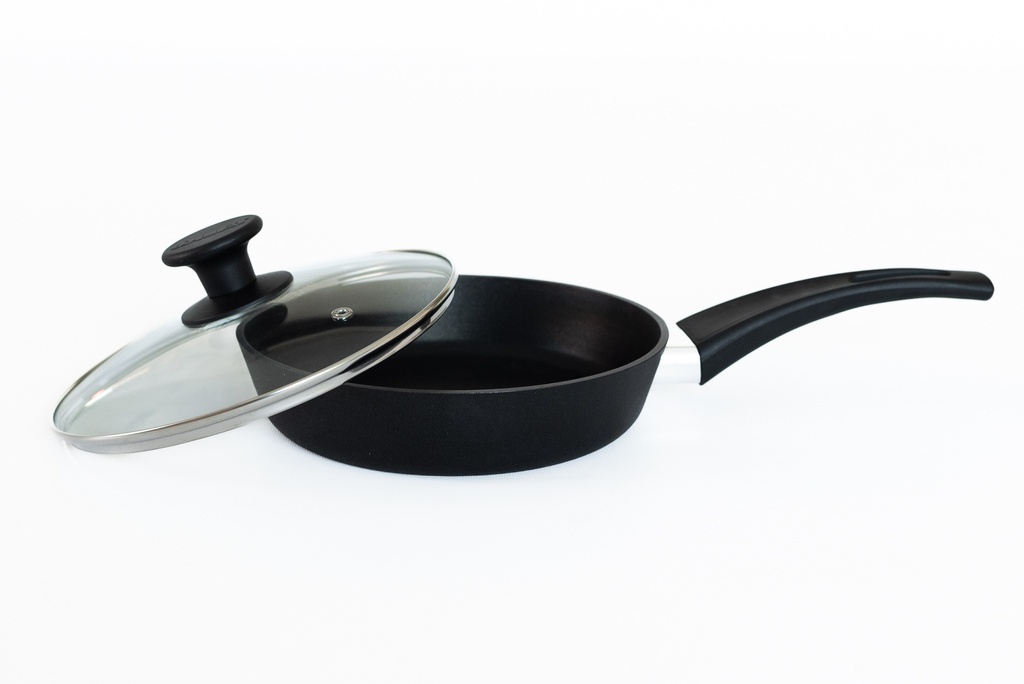 Pfanne mit Glasdeckel, d. 260 mm