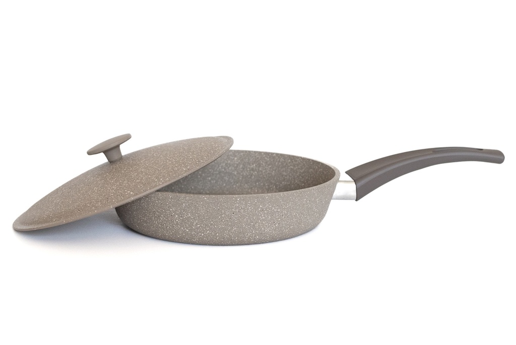 Pfanne mit Aluminiumdeckel, Ø 220 mm