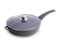 Frying pan with a glass lid,d. 280 mm