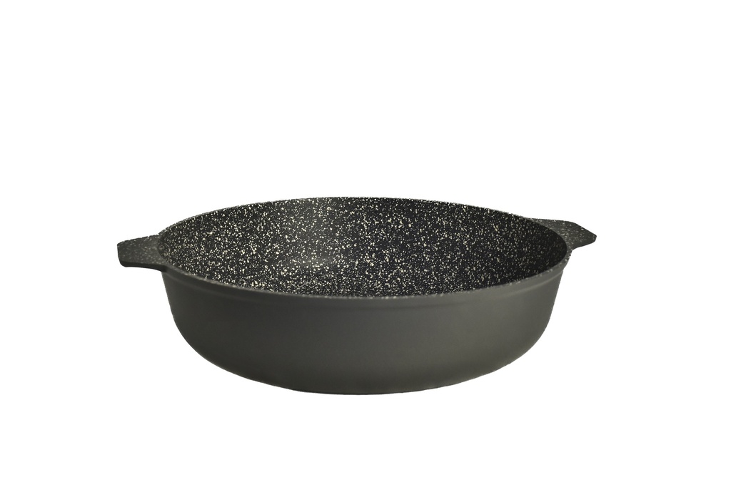 Frying pan with 2 handles without lid