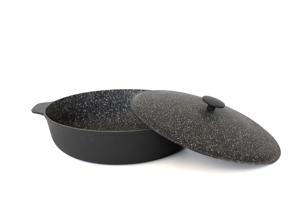 Сковорода (жаровня) з 2-ма ал. ручками з кришкою