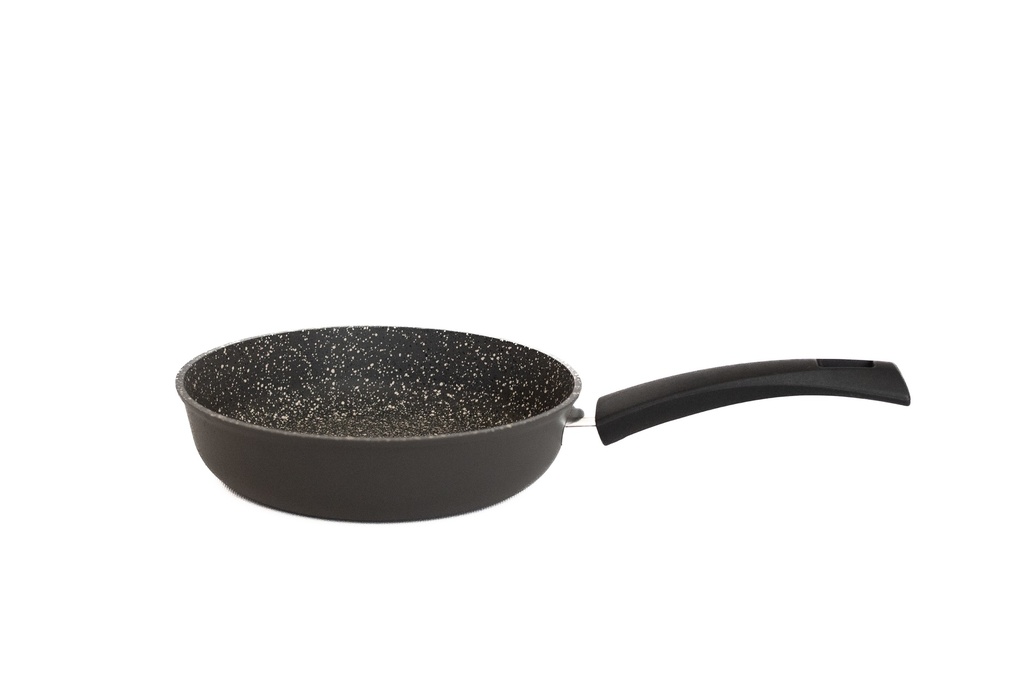 Non-stick frying pan without lid