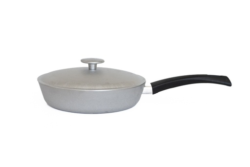 [D50241] Patelnia z pokrywką aluminiową, śr. 240 mm.