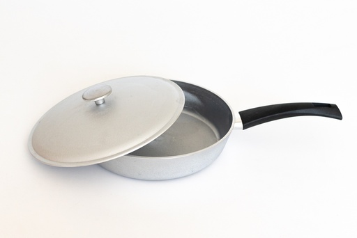 [D50261] Pfanne mit Aluminiumdeckel, Durchmesser 260 mm