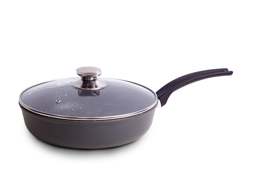 [АD40263] Frying pan with a glass lidd. 260 mm