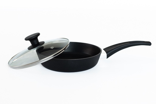 [А50243] Patelnia z pokrywką ze szkła, średnica 240 mm.