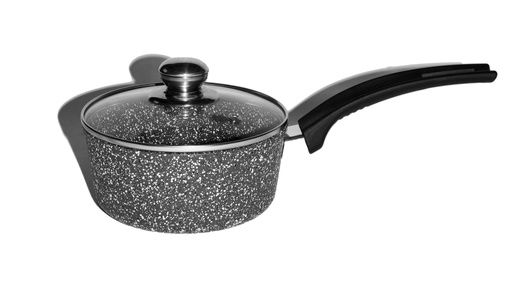 [АS60163] 1,2 l Stieltopf mit Antihaftbeschichtung und Glasdeckel АS60163